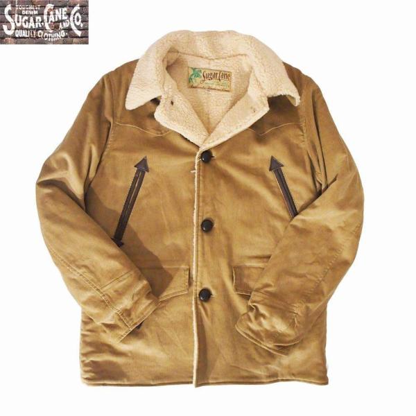SUGAR CANE/シュガーケーン コーデュロイ　ランチコート Mサイズ　ベージュ　送料無料