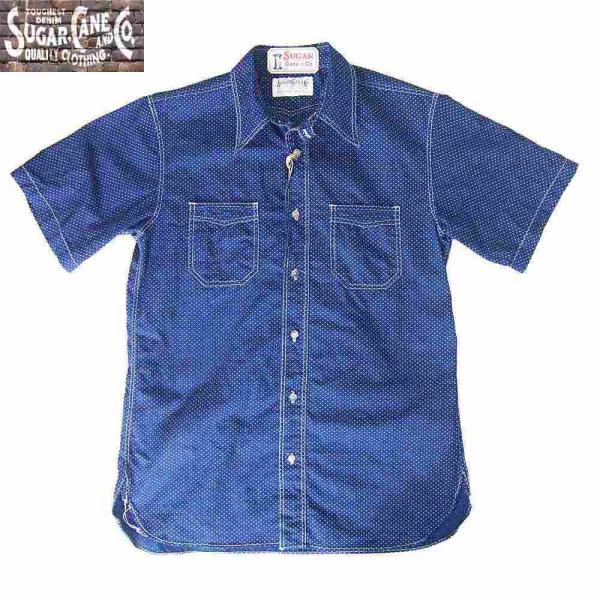 SUGAR CANE/シュガーケーン　FICTION ROMANCE 4.5ozポルカドット S/S...