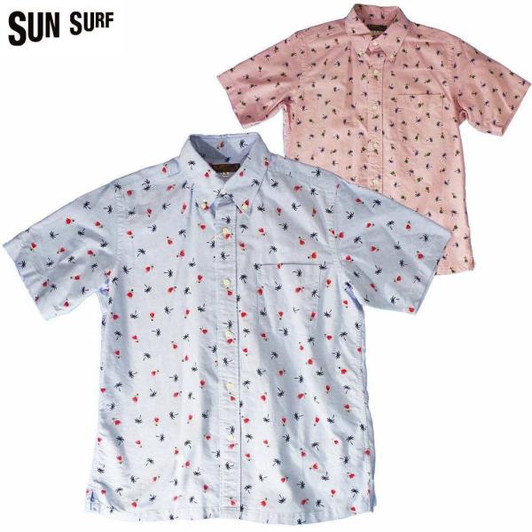 SUN SURF/サンサーフ 　オックスフォードボタンダウンシャツ「HULA DANCER」2カラー...