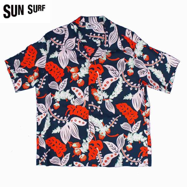 SUN SURF/サンサーフ 　レーヨンハワイアンシャツ「SHELL GINGER」グリーン　　　M...