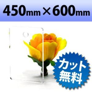 アクリル板  透明 押出板 450mm×600mm 厚み5ｍｍ コロナ対策　オーダーカット