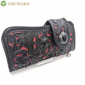 スティングレイ エイ革 ガルーシャ バイカーズウォレット バイカー