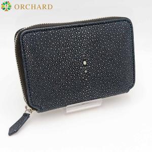 スティングレイ 折財布 ラウンドファスナー 青 ブルー メンズ