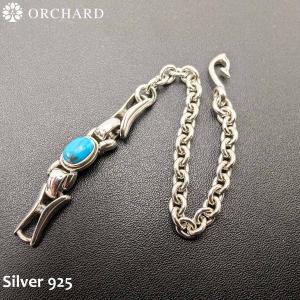 シルバー925 アンカーチェーン ターコイズブレ...の商品画像