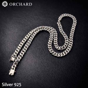60cm シルバー925 ネックレス ペーパーチェーンネックレス B系 925