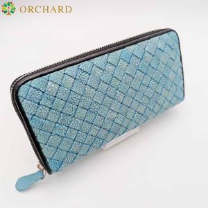 スティングレイ ガルーシャ エイ革 フラワーカービング 牛革