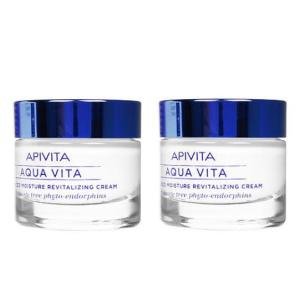 アピヴィータ アクアヴィータ・モイスチャークリーム(ノーマル・ドライスキン) 50ml  ×2本 (Apivita) AQUA VITA Normal-Dry Skin【代引不可能商品】｜orchid