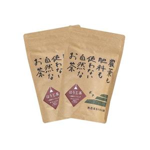 杉本園 紐付き「ほうじ茶ティーバッグ」60g　無農薬茶 有機JAS 静岡茶 国産 オーガニック
