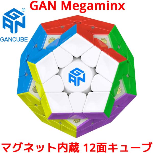 GANCUBE GAN Megaminx M ガン メガミンクス ステッカーレス 12面キューブ 磁...