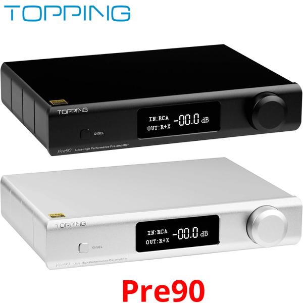 Topping Pre90 プリアンプ フルバランス アンプ ハイレゾ オーディオ トッピング XL...
