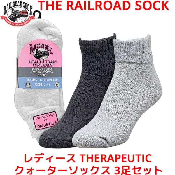 RAILROAD SOCK レディース クォーターソックス 3足セット 靴下 メンズ レディース 2...