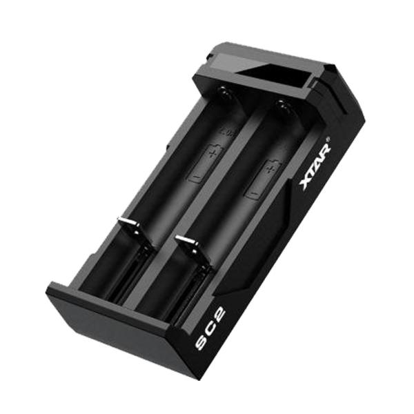 XTAR エクスター SC2 14500 18650 対応 リチウムイオン 充電器 2スロット バッ...