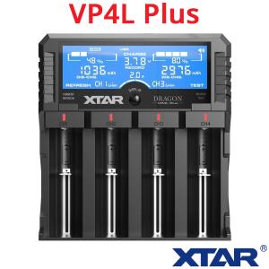 XTAR DRAGON VP4L PLUS 4スロット リチウムイオン充電器 エクスター 高精度 バッテリーテスターマルチサイズ対応 正規品 本物｜oremeca