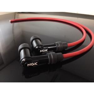 NGK プラグコード・プラグキャップ セット 赤 JADE MC23 ジェイド 250