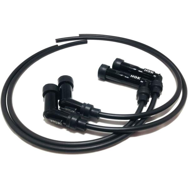NGK プラグコード・プラグキャップ セット 黒 X2/V2 Z1/Z2/Z750four 76~