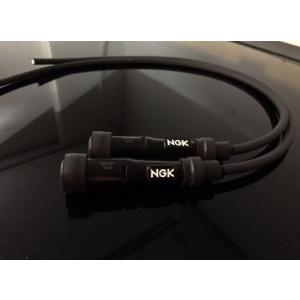NGK プラグコード・プラグキャップ セット 黒 2本/S型 ゼルビス（VT250FN）/XS250...