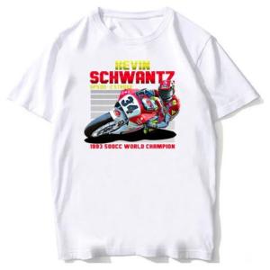 フレディ・スペンサー プリント絵柄 デイトナビーチビンテージTシャツ 83年製 Fast Freddie Spencer ファーストフレディ フレディ・スペンサー