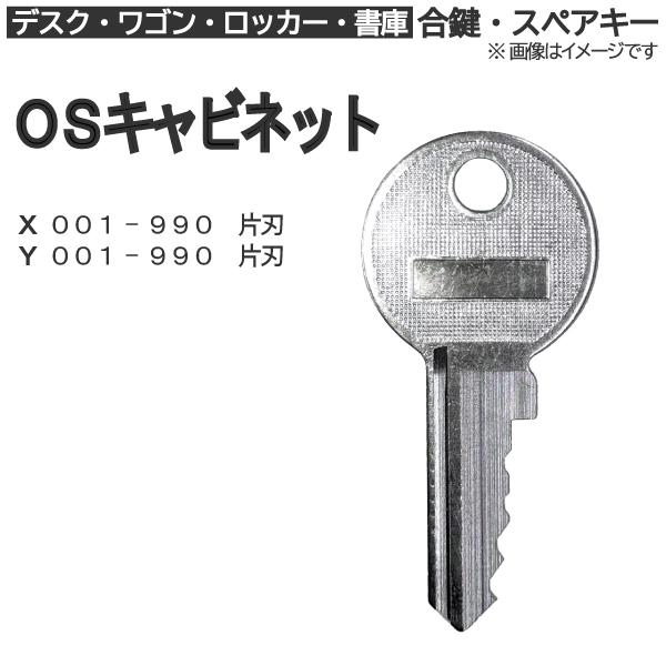 OSキャビネット合鍵 スペアキー ロッカー・デスク・ワゴン・キャビネット・袖机・脇机・書庫・保管庫 ...