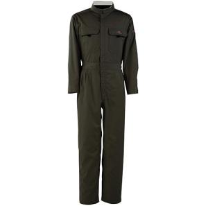 FORECAST T/C長袖股ハギつなぎ服/6609 ブラック/M