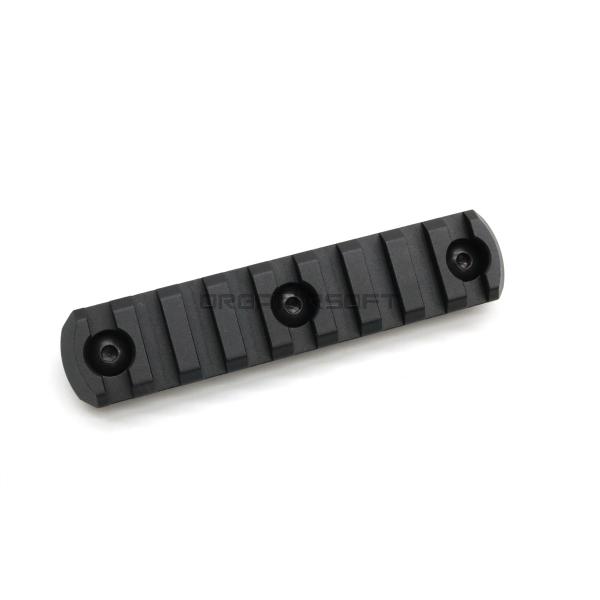 IRON AIRSOFT アルミ製 M-LOK レールパネル BK - 9slots -