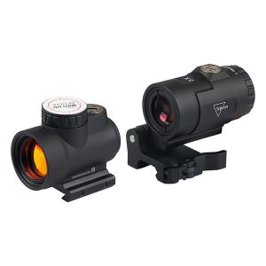 Trijicon MROタイプ ドットサイト / 3倍 マグニファイア セット BK｜orga-airsoft