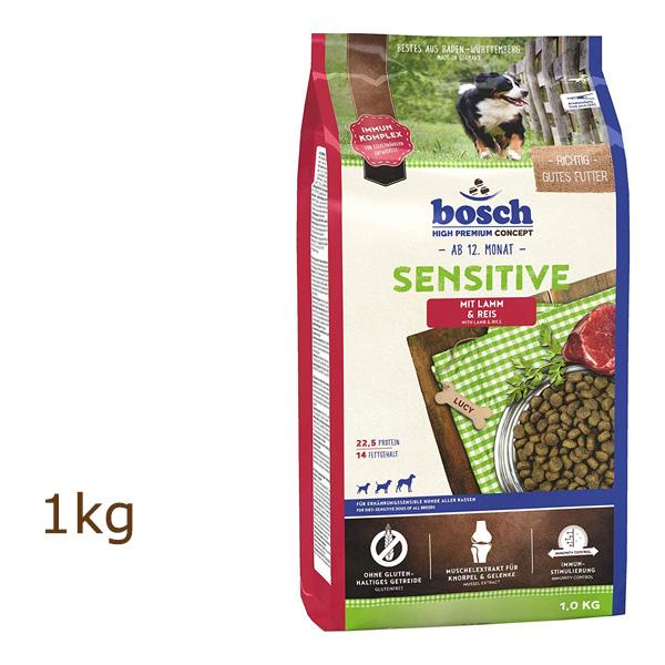 ボッシュ ハイプレミアム センシティブ ラム＆ライス 1kg ドッグフード ドライフード bosch...