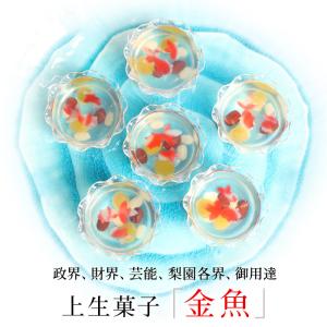 敬老の日 プレゼント 上生菓子 金魚  6個入 麻布青野