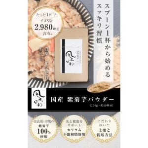 菊芋パウダー 国産 無農薬 紫菊芋 風土日和 ...の詳細画像1