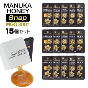 マヌカハニー スナップ MGS認証10+ MGO300+ マヌカ スティック 5g×15個 ワトソン＆サン 正規品｜organicnoni