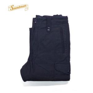 SOUND◇MAN（サウンドマン） 綿麻ネップデニム British Army ダブル