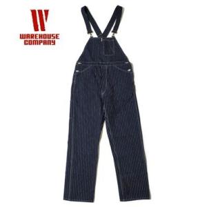 ウエアハウス ビブオーバーオール WAREHOUSE BIB OVERALL STRIPE 1093ST｜organweb