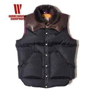 ウエアハウス ベスト ダウンベスト WAREHOUSE NYLON CHRISTY VEST 2116｜organweb