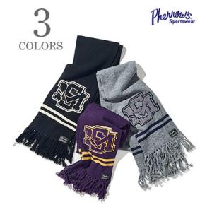 Pherrow's（フェローズ） ネパールハンドニットマフラー 24W-PNSM