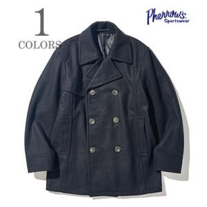 フェローズ ウールメルトン Pコート PHERROW'S MELTON PEA COAT 23W-POJ1｜organweb