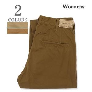 ワーカーズ ライトオンスチノ ミリタリーチノ トラウザーズ レギュラーフィット WORKERS Of...