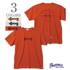 PHERROW'S フェローズ 半袖 10番単天竺 プリントTシャツ LOCK SMITH SST ...