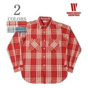 WAREHOUSE（ウエアハウス） ウェアハウス フランネル シャツ 長袖 チン