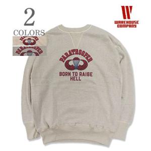 WAREHOUSE（ウエアハウス） 裏起毛 丸胴 セットインスリーブ