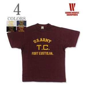 ウエアハウス 半袖 粗挽きスラブ糸 シャドーボーダー プリントTEE WAREHOUSE FORT ...