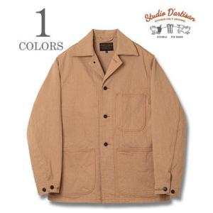 ステュディオダルチザン 12oz.ヘリンボーン カバーオール STUDIO D'ARTISAN FO...