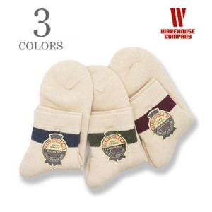 ウエアハウス Made in Japan 総パイル コットン100% パイルソックス WAREHOU...