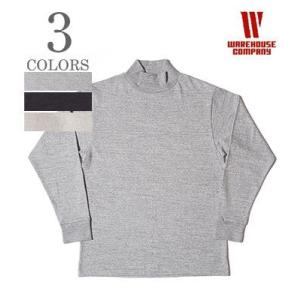WAREHOUSE / スウェット/XL/コットン/GRY/無地 WAREHOUSE（ウエアハウス） 吊編み両Vガゼットクルースウェット