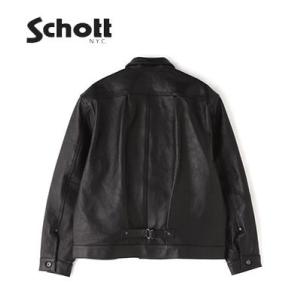 ショット シープレザートラッカー レザージャケ...の詳細画像2