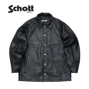 ショット シープレザー コーチジャケット 3121026 Schott SHEEP LEATHER ...