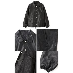ショット カウレザー コーチジャケット レザー...の詳細画像4