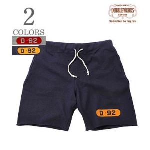 ダブルワークス 落ち綿 ミニ裏毛 カットオフ スウェットショートパンツ DUBBLEWORKS SWEAT SHORT PANTS D・92 84002-D92｜organweb