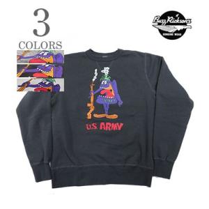 バスリクソンズ 丸胴 セットインクルーネックスウェット BUZZ RICKSON'S U.S.ARMY SET-IN CREW SWEAT BR69067｜organweb