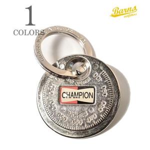 ボタンワークス キーホルダー 真鍮 プラグギャップゲージ Button Works  CHAMPION Spark Plug Key Fob BW-0113｜organweb