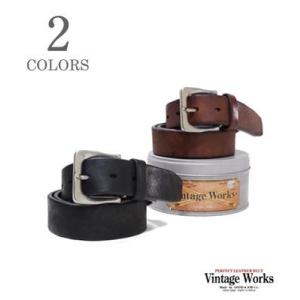 ヴィンテージワークス 7ホール Leather belt Vintage Works ハンドメイドレザーベルト DH5662｜organweb