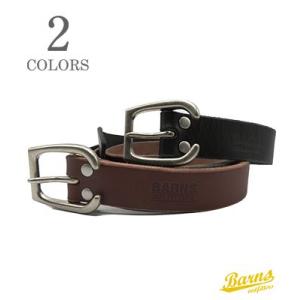 バーンズ 栃木レザー サマーオイルレザーベルト BARNS TOCHIGI LEATHER BELT...